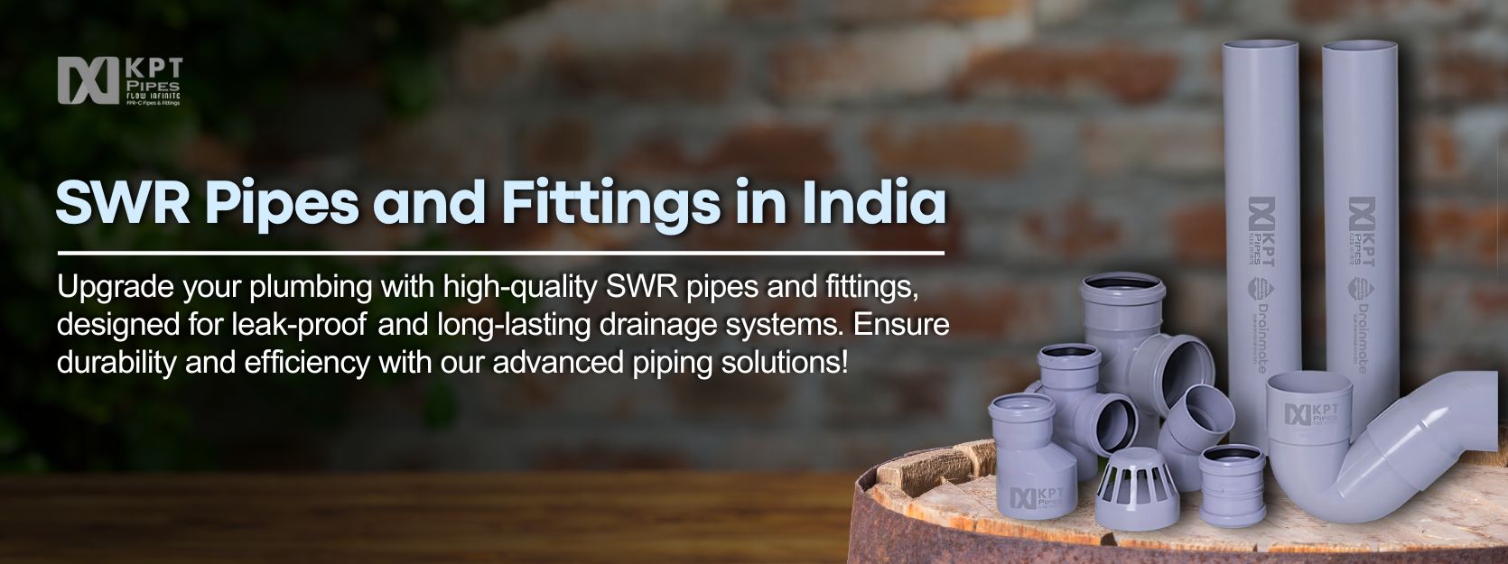 SWR Pipes and Fittings in India
